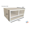 Suporte de Mesa para Impressora Organizadora Escritório Branco Cód.814 - 3
