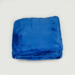 Manta Microfibra Flannel Soft Extra Macio - 2,20m X 1,50m:azul - 2