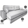 Sofá Palermo 2,00m Retrátil e Reclinável Linho Soft Prata - Netsofas - 3
