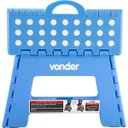 Ver mais imagens de Banqueta Plástica Dobrável Azul 220mm Vonder