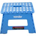 Ver imagem 6 de Banqueta Plástica Dobrável Azul 220mm Vonder