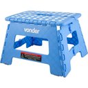 Ver imagem 4 de Banqueta Plástica Dobrável Azul 220mm Vonder