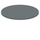 Ver imagem 3 de Mesa Zeta Ferro Branco 75 Cm (alt) Disco Redondo Tampo Mdp Redondo 70 Cm (larg) X 2,50 Cm Alt