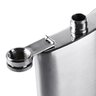 Cantil Bolso Militar Inox Garrafa Armazenar Bebida 210ml Álcool Porta Whisky Vodca Garrafinha - 4