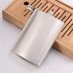 Cantil Bolso Militar Inox Garrafa Armazenar Bebida 210ml Álcool Porta Whisky Vodca Garrafinha - 5