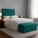 Ver mais imagens de Recamier Calcadeira Bau 90 Cm Dalia Linho Verde Musgo Artte
