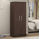 Ver mais imagens de Armário Multiuso 2 Portas 4 Prateleiras 128 cm Ballena Café Touch