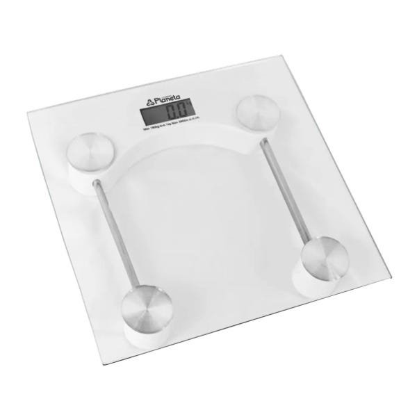 Balança Corporal Digital Vidro Temperado para Banheiro Academia - até 180kg - 1