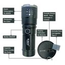 Ver imagem 4 de Lanterna Tatika Led Laser Ultra Potente 2km Telesc Lt8516