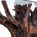 Ver imagem 7 de Mesa Jantar 6 Lugares 2,0m x 1,0m Base de Raiz Natural com Tampo Vidro Temperado Cor:Vidro Translú