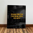 Ver imagem 5 de Kit 3 Quadro Decorativo Academia Motivacional Quarto Gym 28x20cm