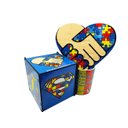 Ver imagem 2 de Kit Presente Quebra-cabeça coração Colorido para Autistas - Coleção TEA e Amor Reidopendrive KIT-AUT