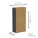 Ver imagem 4 de Armário para Escritório 159,6x 41x 79,2 Cm