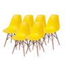 Kit 6 Cadeiras Eames Dsw - Amarelo - 1