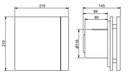 Ver imagem 5 de Exaustor Banh. Silent-200crz Design 110V + 5m Duto + Grelha