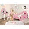 Cama, Penteadeira e Banqueta Minnie - Rosa - 1