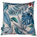 Ver imagem 3 de Kit 2 Almofadas Cheias Waterhavana Impermeável Área Externa Estampa Digital 100% Algodão Folha Azul 