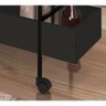 Carrinho Bar Estilo Industrial 90x33cm 27813 Steel Quadra Artesano - Preto - 2