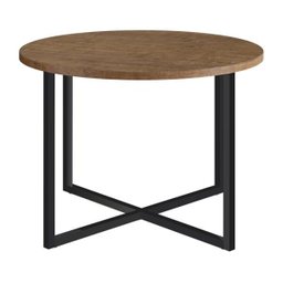 Mesa de Centro 50cm Estrutura Metálica 27857 Artesano - Vermont/preto Fosco - 2 Mesa de Centro 50cm Estrutura Metálica 27857 Artesano - Vermont/preto Fosco - 2