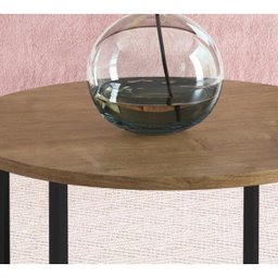 Mesa de Centro 50cm Estrutura Metálica 27857 Artesano - Vermont/preto Fosco - 3 Mesa de Centro 50cm Estrutura Metálica 27857 Artesano - Vermont/preto Fosco - 3