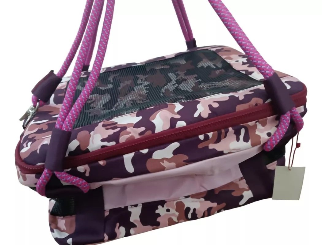 Bolsa Aerial Sao Pet Selva Rosa 43x32x24 Cm - 2