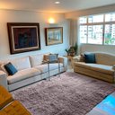 Ver imagem 2 de Tapete Felpudo Sala Quarto e Escritório Antiderrapante Fofo Casa Dona 140x200cm Cinza