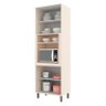 Armário Paneleiro Torre Quente 1 Forno Évelin Off White – Henn - 2