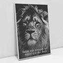 Ver imagem 1 de Quadro Motivacional em Telas Canvas Maior Que Seu Medo TaColado Moldura Flutuante 4,5cm Branca 120 x