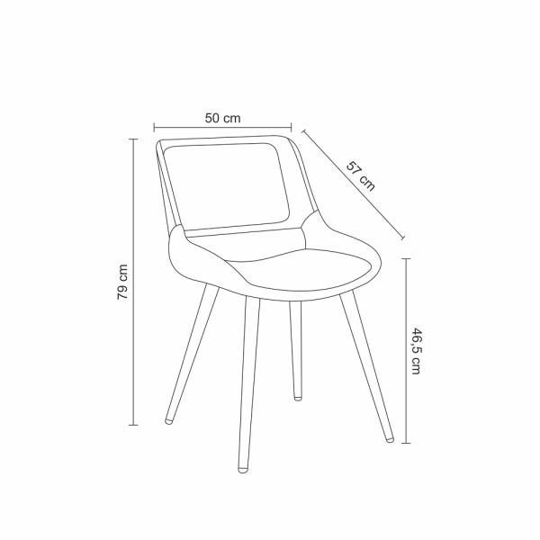 Cadeira Sueli Linho - 5