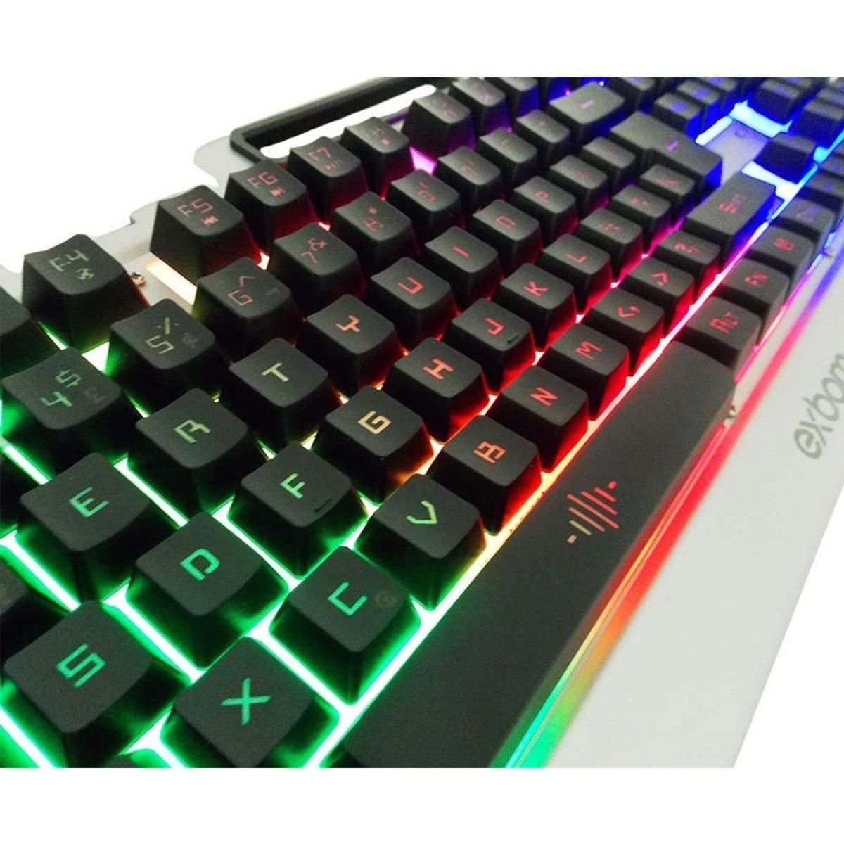 Kit Gamer Teclado e Mouse com Iluminação de Led e Acabamento em Metal | Bk-g3000 - 2