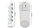 Ver imagem 2 de Kit Porta Condimento com Suporte Vertical e 10 Potes de Vidro