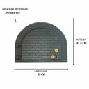 Ver imagem 3 de Porta para Forno Iglu Alumínio Fundido sem Vidro - Artmil