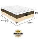 Ver imagem 4 de Cama Box + Colchão New Ortopedic Viúvo 128x188 King Star