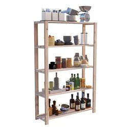 Armário Cozinha Compacta Estante de Canto com Balcão Technox Marron - 2