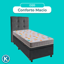 Ver imagem 4 de Kit Cabeceira + Cama Box Bau + Colchão Solteiro D20 D20 Inducol