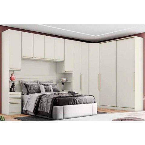 Quarto Planejado Casal Seletto 6 Peças 11 Ptas QM9 Areia
