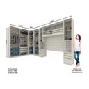 Ver imagem 3 de Quarto Planejado Casal Seletto 6 Peças 11 Ptas QM9 Areia