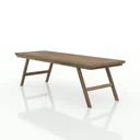 Ver imagem 7 de Mesa Rustica Com 2 Bancos Em Madeira