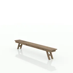 Mesa Rustica Com 2 Bancos Em Madeira  - 8