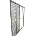 Ver imagem 2 de Porta Balcão de Aluminio Brilhante 3 Folhas com Trinco 2,10x1,50