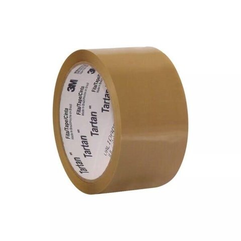 5899 Fita Bopp Tartan Marrom 48 Mm X 50 M
