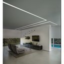 Ver imagem 2 de Perfil de Led Sobrepor Largo Preto 1 Metro