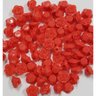 Kit C/400 Miçangas em Resina Flor Rosa Vermelha 2 Cm - 1