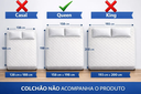 Ver imagem 5 de Cama Queen Estofada em Linho com Cabeceira Estofada Premium para Quarto