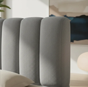Ver imagem 4 de Cama Queen Estofada em Linho com Cabeceira Estofada Premium para Quarto