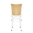 Ver imagem 3 de 2 Cadeiras para Mesa Branca Hawai Palha Cor:branco
