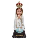 Ver imagem 1 de Imagem de Nossa Senhora de Fátima Infantil de Borracha Inquebrável - 16 cm