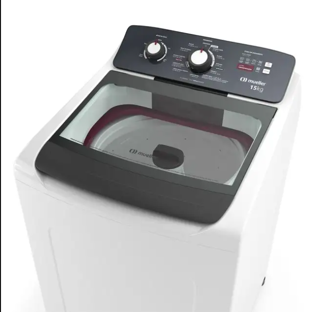 Máquina de Lavar Mueller 15kg com Ultracentrifugação e Ciclo Rápido Mla15 220v