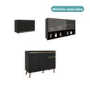 Ver imagem 6 de Armário de Cozinha Compacta Atlanta Kitch carraro Preto Touch