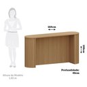 Ver imagem 3 de Bancada Ilha Ripada para Cozinha com Tampo Lumina Luciane Móveis